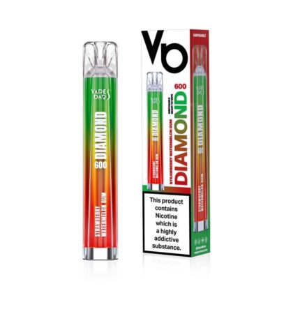 Diamond 600 Vape Strawberry Watermelon Gum - Vape Unit