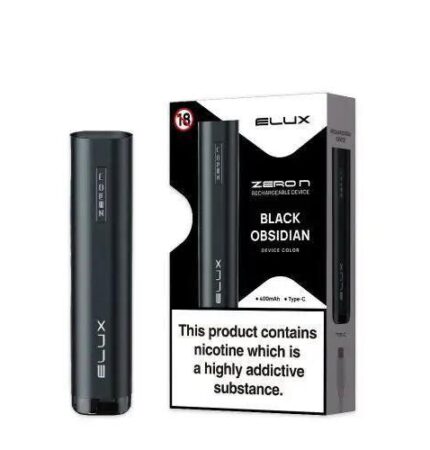 Elux Zero N Prefilled Pod Vape Kit - Black Obsidian - Vape Unit