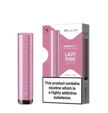 Elux Zero N Prefilled Pod Vape Kit - Lady Pink - Vape Unit