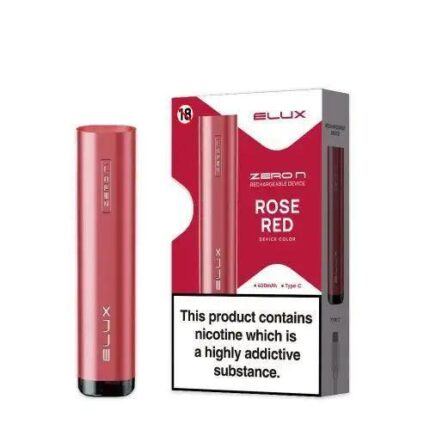 Elux Zero N Prefilled Pod Vape Kit - Rose Red - Vape Unit