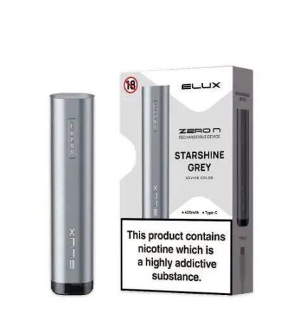 Elux Zero N Prefilled Pod Vape Kit - Starshine Grey - Vape Unit