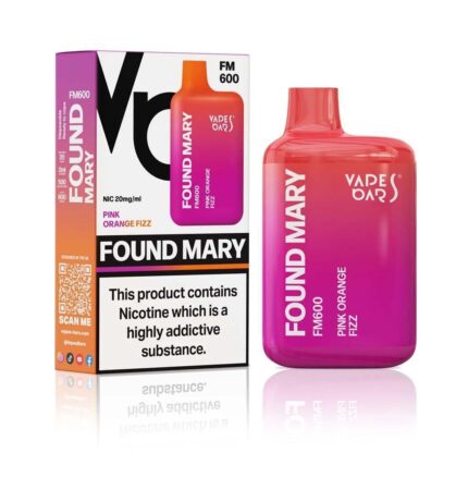 Found Mary FM600 Pink Orange Fizz - Vape Unit