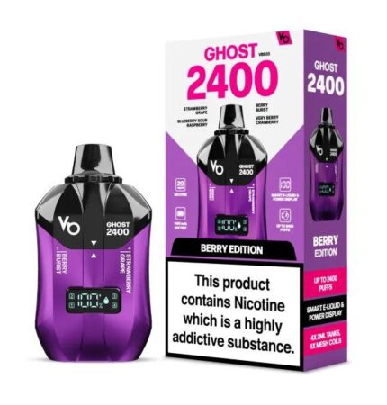 Ghost 2400 4-in-1 Berry Edition - Vape Unit