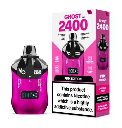 Ghost 2400 4-in-1 Pink Edition - Vape Unit