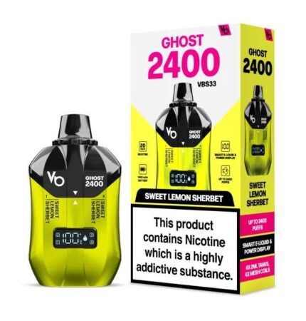 Ghost 2400 4-in-1 Sweet Lemon Sherbet - Vape Unit