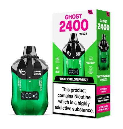 Ghost 2400 4-in-1 Watermelon Freeze - Vape Unit