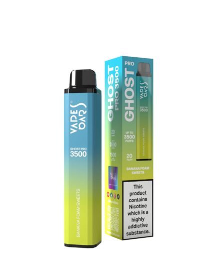 Ghost Pro 3500 Banana Foam Sweets 20MG - Vape Unit