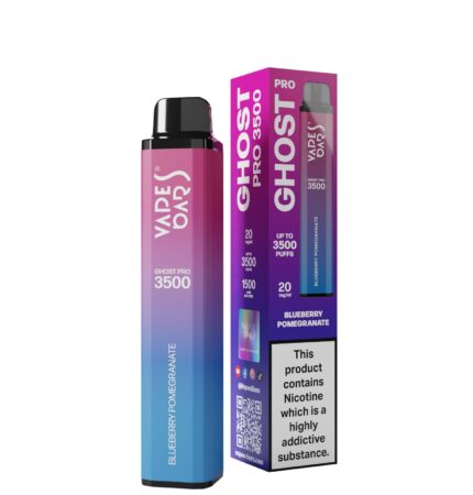 Ghost Pro 3500 Blueberry Pomegranat 20MG - Vape Unit