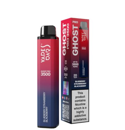 Ghost Pro 3500 Blueberry Strawberry Blackberry 20MG - Vape Unit