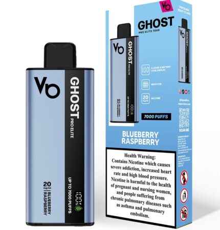 Ghost Pro Elite 7000 Blueberry Raspberry 20MG_ - Vape Unit