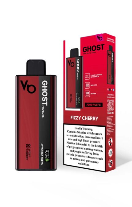 Ghost Pro Elite 7000 Fizzy Cherry 20MG_ - Vape Unit