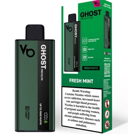 Ghost Pro Elite 7000 Fresh Mint 20MG_ - Vape Unit