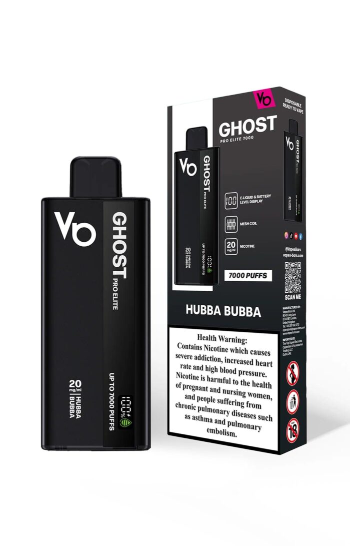 Ghost Pro Elite 7000 Hubba Bubba 20MG_ - Vape Unit