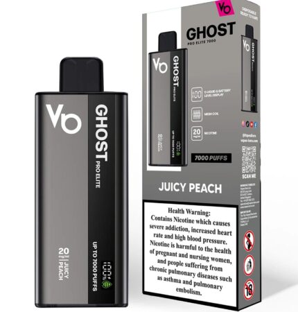 Ghost Pro Elite 7000 Juicy Peach 20MG_ - Vape Unit