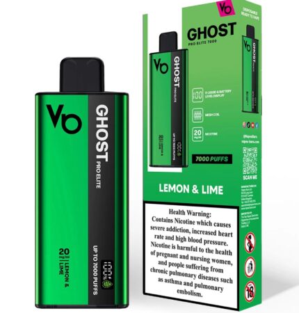 Ghost Pro Elite 7000 Lemon & Lime 20MG_ - Vape Unit