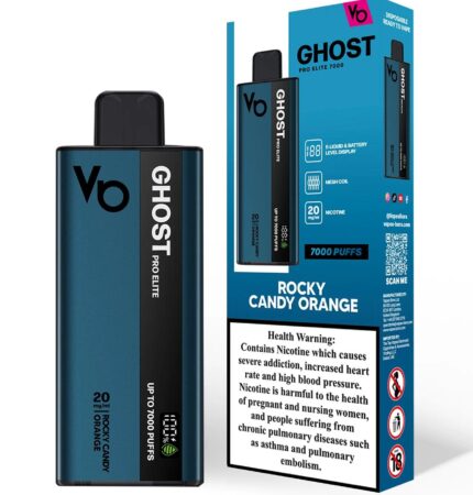 Ghost Pro Elite 7000 Rocky Candy Orange 20MG_ - Vape Unit