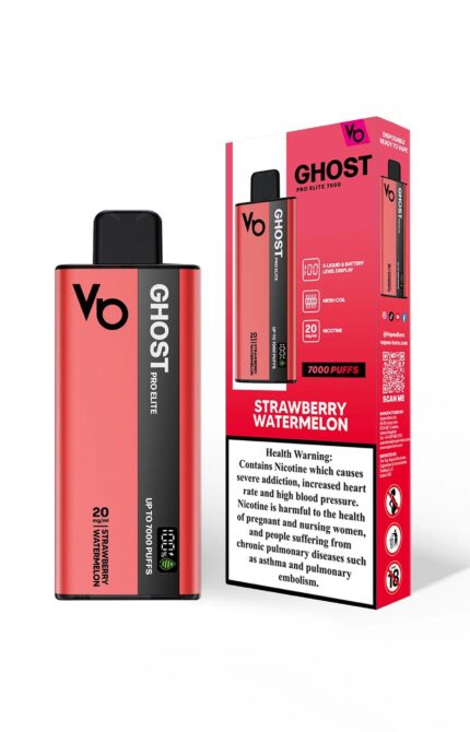 Ghost Pro Elite 7000 Strawberry Watermelon 20MG_ - Vape Unit