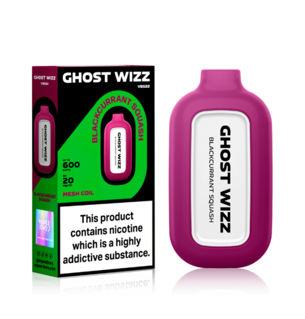 GHOST WIZZ BLACKCURRANT SQUASH DISPOSABLE VAPE - Vape Unit