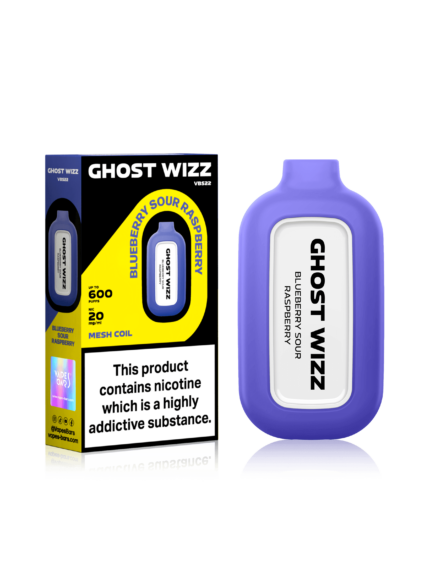 GHOST WIZZ BLUEBERRY SOUR RASPBERRY DISPOSABLE VAPE - Vape Unit