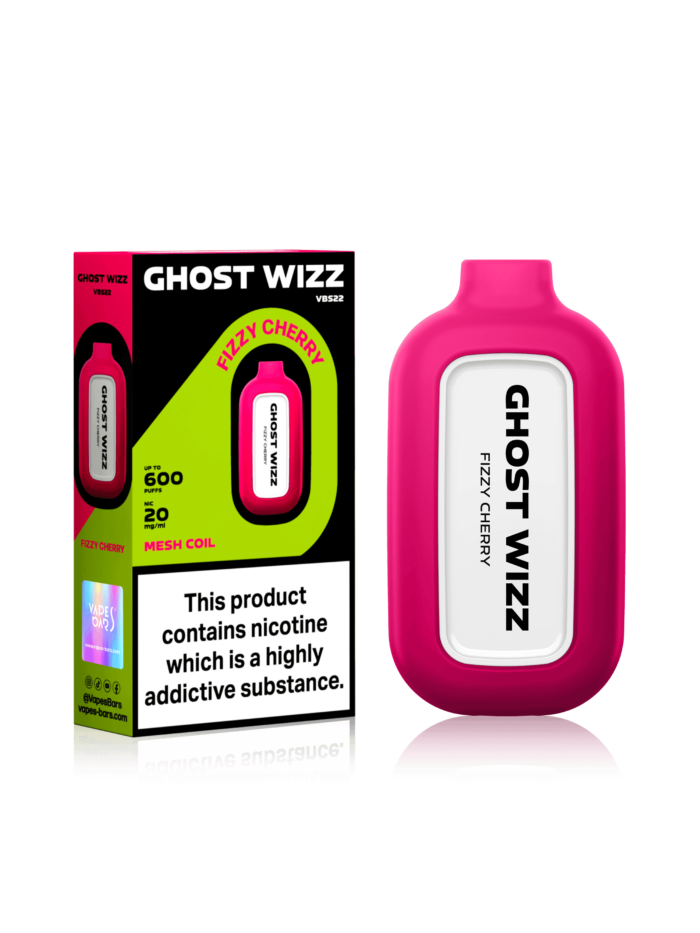 GHOST WIZZ FIZZY CHERRY DISPOSABLE VAPE - Vape Unit