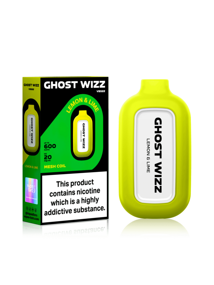 GHOST WIZZ LEMON & LIME DISPOSABLE VAPE - Vape Unit