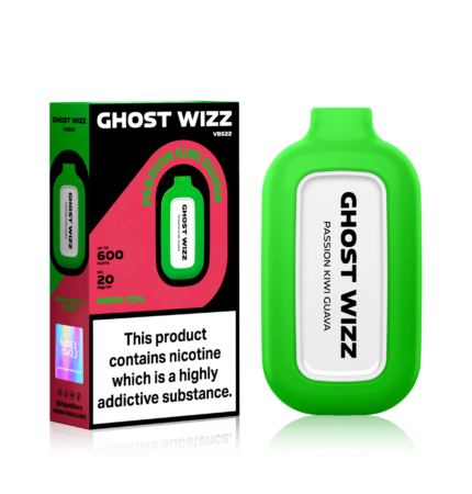 GHOST WIZZ PASSION KIWI GUAVA DISPOSABLE VAPE - Vape Unit