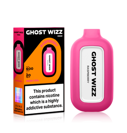 GHOST WIZZ RASPBERRY DISPOSABLE VAPE - Vape Unit