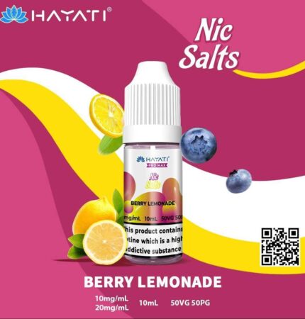 HAYATI Crystal Pro Max Nic Salts - BERRY LEMONADE - 10ml - Vape Unit