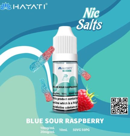 HAYATI Crystal Pro Max Nic Salts - BLUE SOUR RASPBERRY - 10ml - Vape Unit