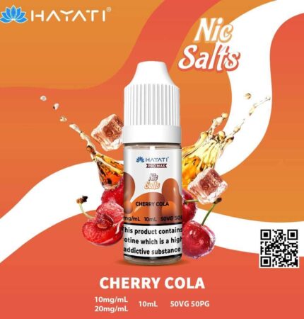 HAYATI Crystal Pro Max Nic Salts - CHERRY COLA - 10ml - Vape Unit