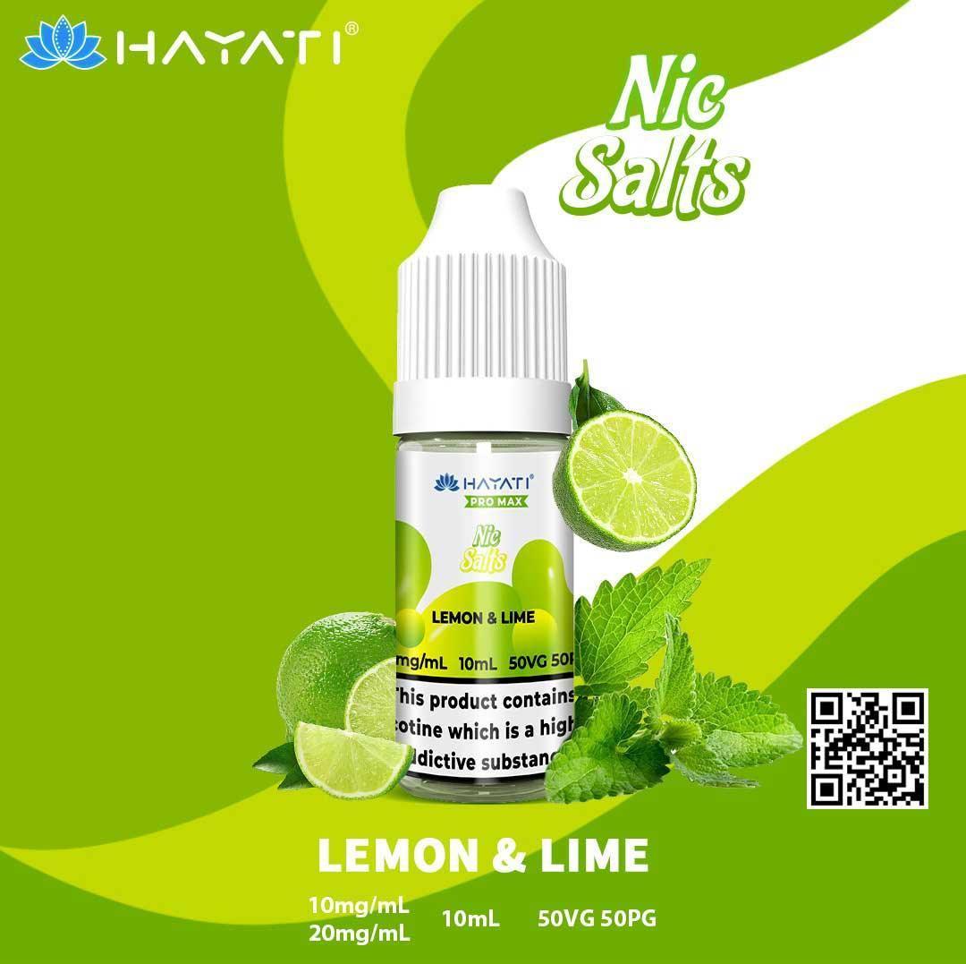 HAYATI Crystal Pro Max Nic Salts - COLA LIME - 10ml - Vape Unit