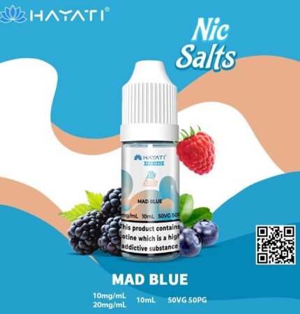 HAYATI Crystal Pro Max Nic Salts - MAD BLUE - 10ml - Vape Unit