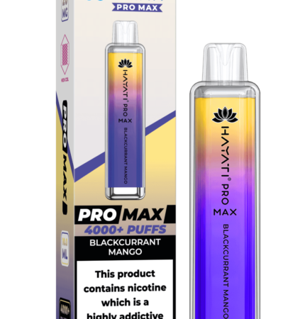 Hayati Pro Max 4000 20MG Nicotine - Blackcurrant Mango - Vape Unit