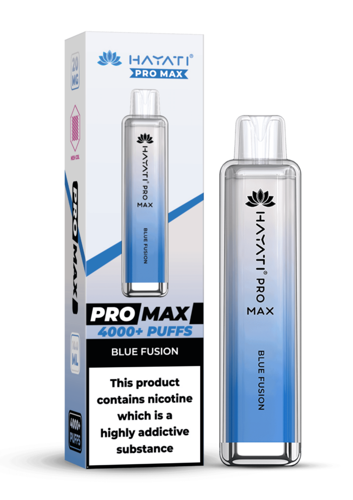 Hayati Pro Max 4000 20MG Nicotine - Blue Fusion - Vape Unit