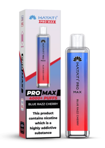 Hayati Pro Max 4000 20MG Nicotine - Blue Razz Cherry - Vape Unit