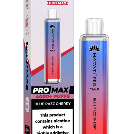 Hayati Pro Max 4000 20MG Nicotine - Blue Razz Cherry - Vape Unit