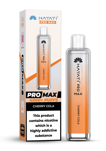 Hayati Pro Max 4000 20MG Nicotine - Cherry Cola - Vape Unit