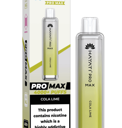 Hayati Pro Max 4000 20MG Nicotine - Cola Lime - Vape Unit