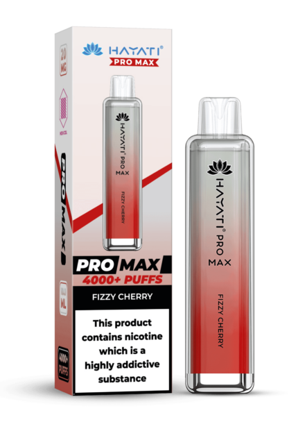 Hayati Pro Max 4000 20MG Nicotine - Fizzy Cherry - Vape Unit