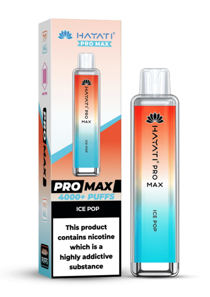 Hayati Pro Max 4000 20MG Nicotine - Ice Pop - Vape Unit