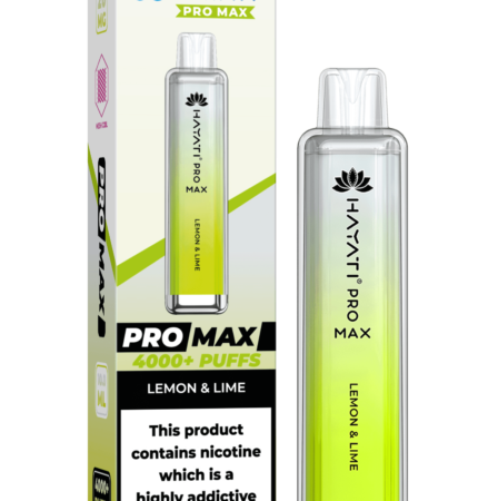 Hayati Pro Max 4000 20MG Nicotine - Lemon & Lime - Vape Unit