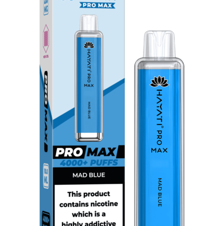 Hayati Pro Max 4000 20MG Nicotine - Mad Blue - Vape Unit