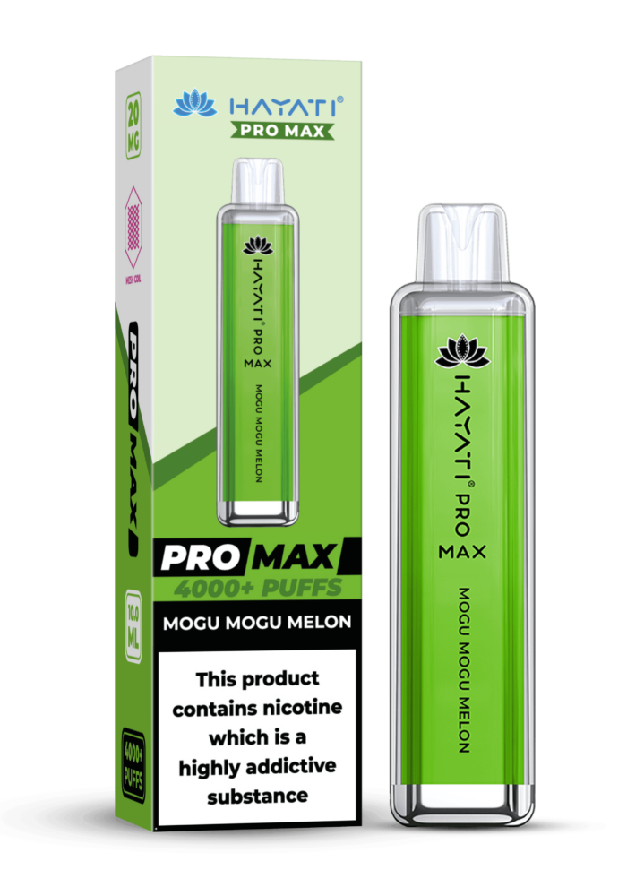 Hayati Pro Max 4000 20MG Nicotine - Mogu Mogu Melon - Vape Unit