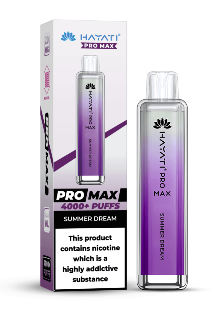 Hayati Pro Max 4000 20MG Nicotine - Summer dream - Vape Unit