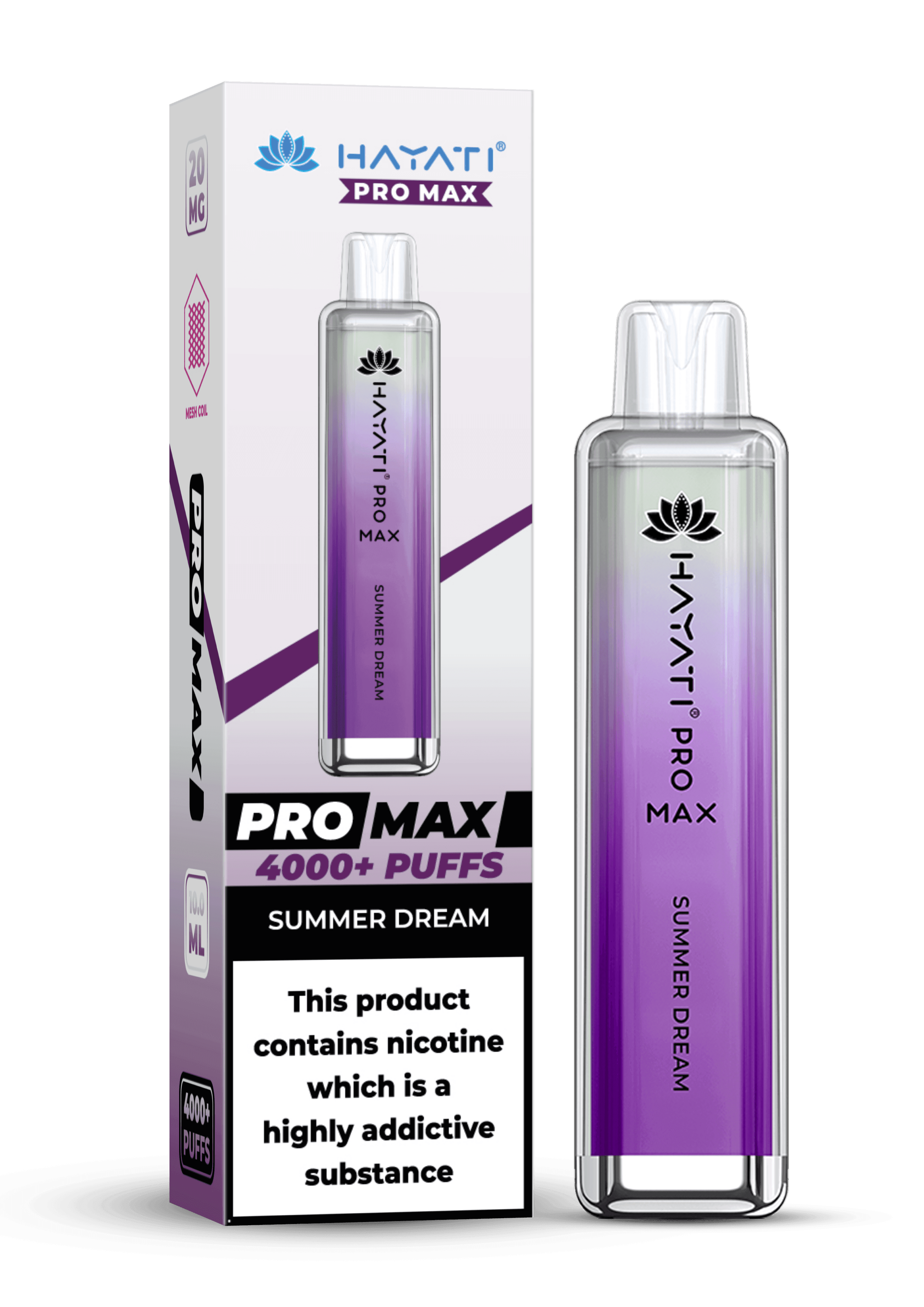 Hayati Pro Max 4000 20MG Nicotine - Summer dream - Vape Unit