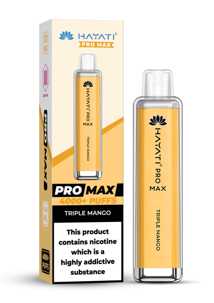 Hayati Pro Max 4000 20MG Nicotine - Triple Mango - Vape Unit