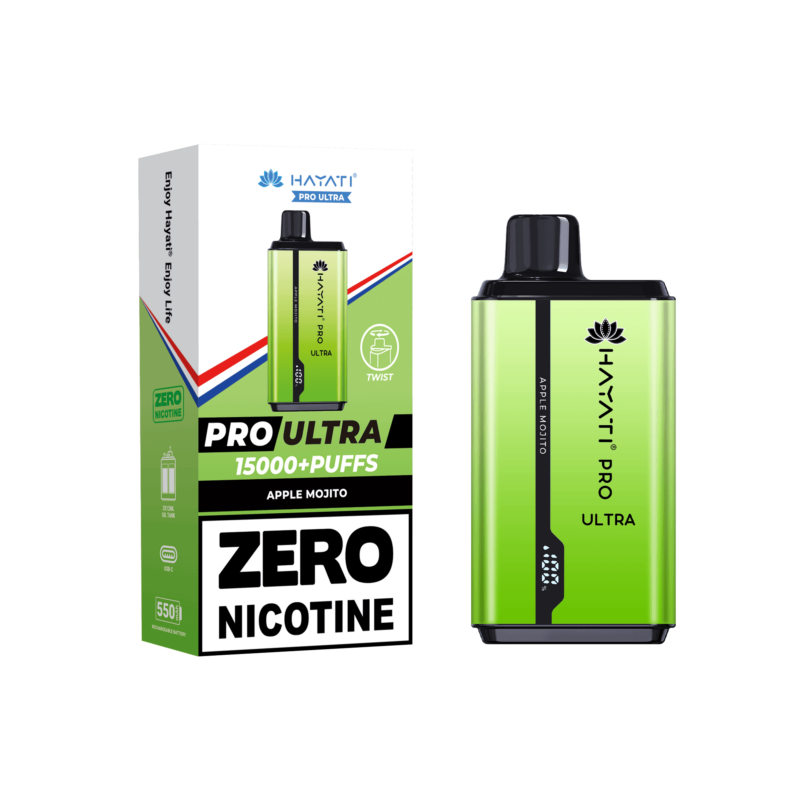 Hayati Pro Ultra Apple Mojito Cherry 0mg - Vape Unit