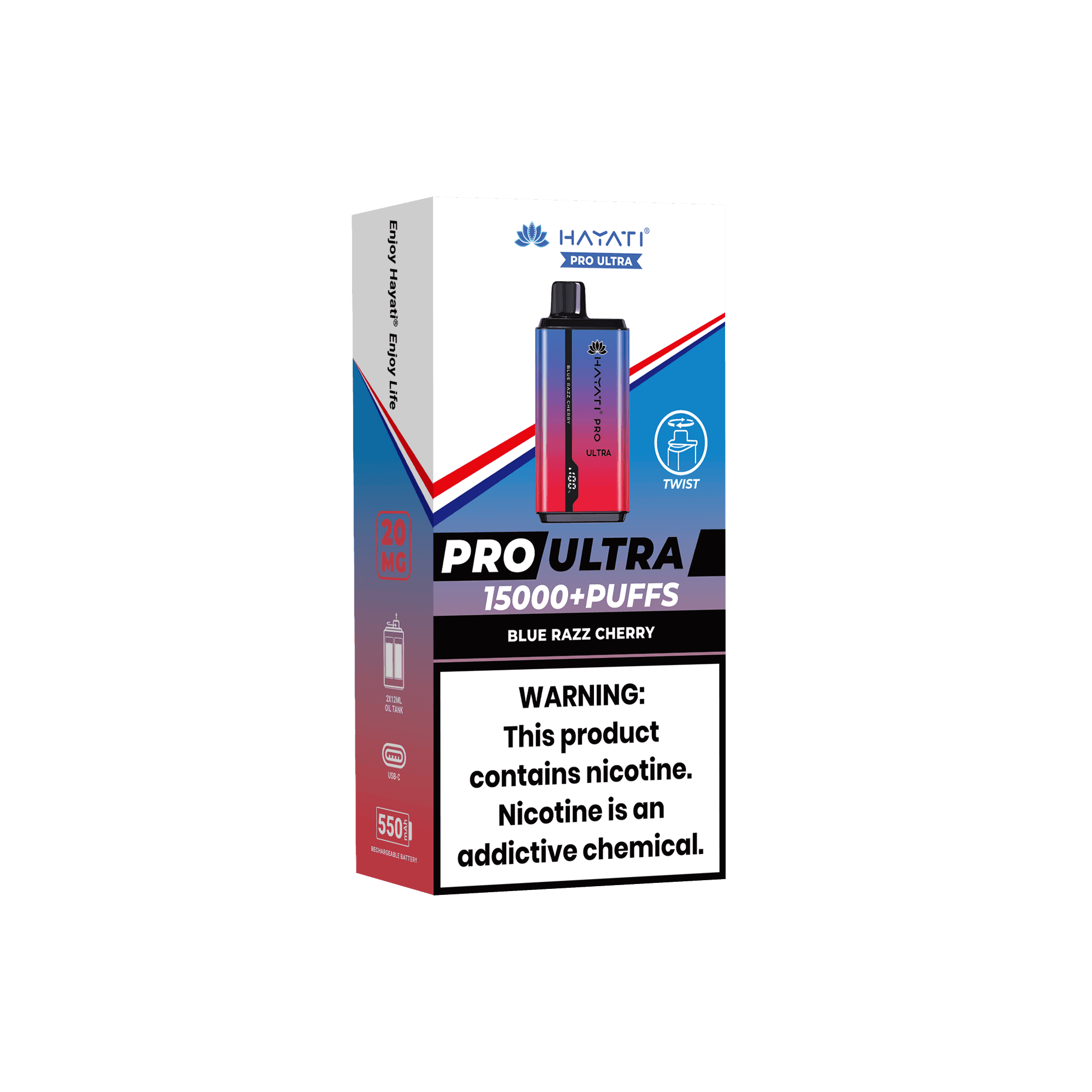 Hayati Pro Ultra Blue Razz Cherry 20MG - Vape Unit