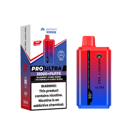 Hayati Pro Ultra Blueberry Hubba Bubba/ Watermelon Hubba Bubba 0mg - Vape Unit