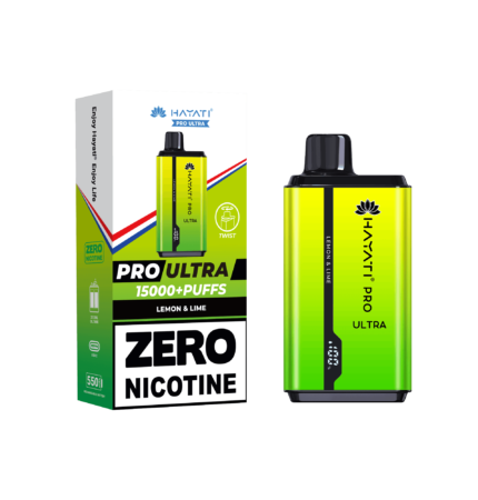 Hayati Pro Ultra Lemon & Lime 0mg - Vape Unit